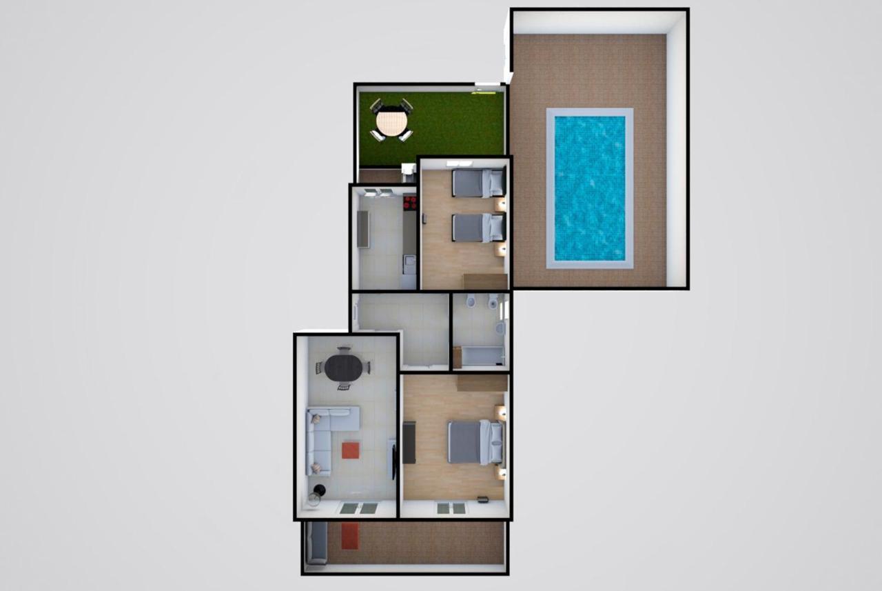 Marta Apartment - Balcony, Patio, Pool Ferrel  Eksteriør billede